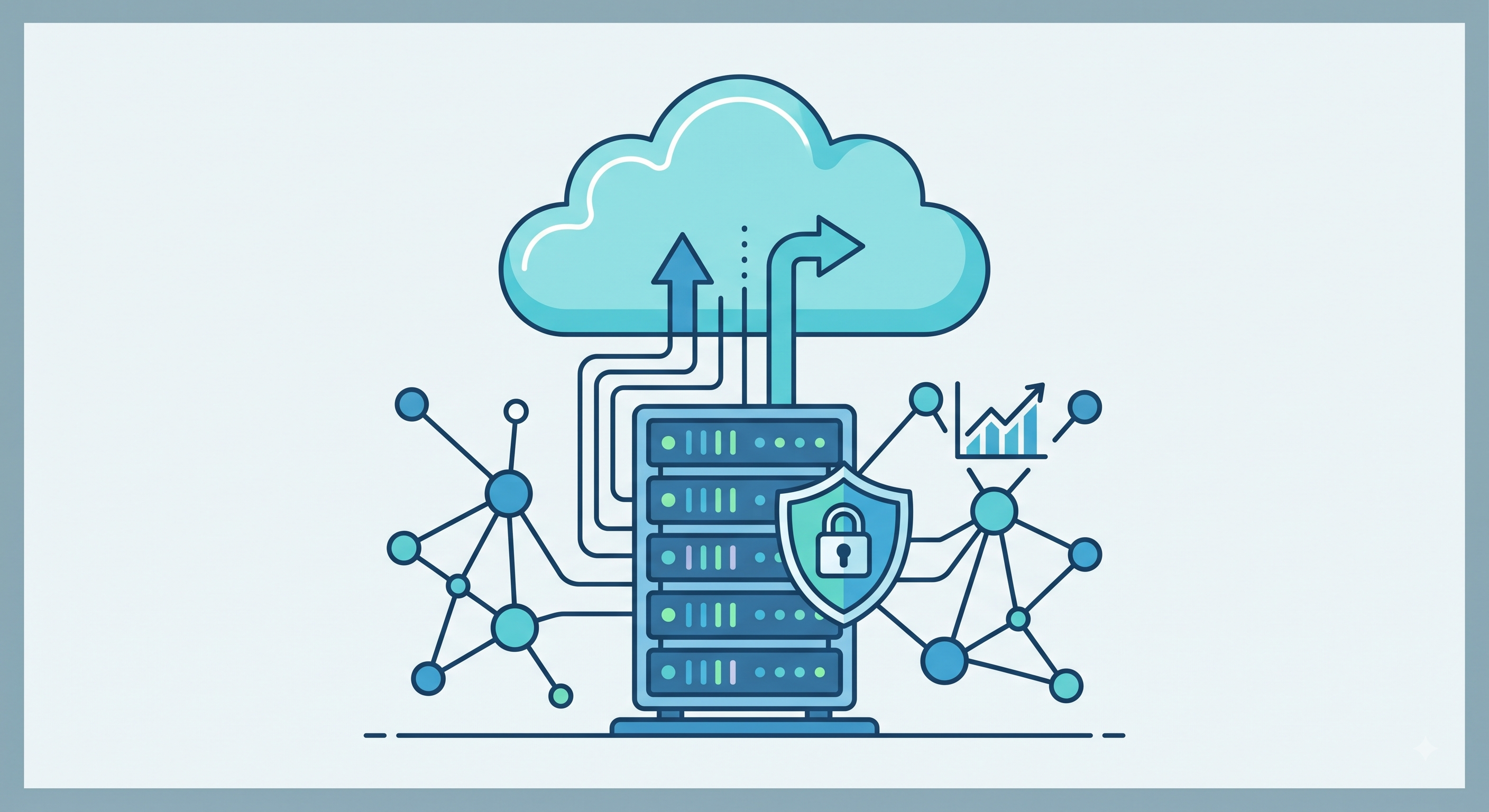 Cloud and backend engineering visualization